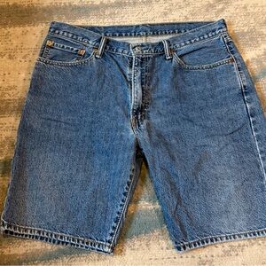 Levi's Classic Blue Denim Jean Shorts